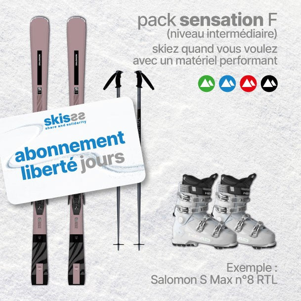 Abonnement Jours Pack Sensation Femme (ref.010)